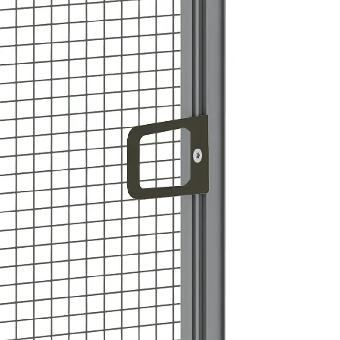 Windhager Insektenschutzfenster Ultra Flat - B x H: 120 x 150 cm, Anthrazit, Schnellmontagefedern