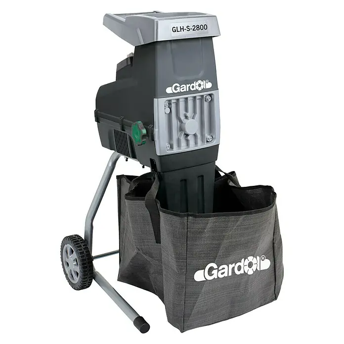 Gardol Električni stroj za usitnjavanje GLH-S-2800 - 2.800 W, Maksimalan promjer grane: 4,5 cm - Pogled sprijeda