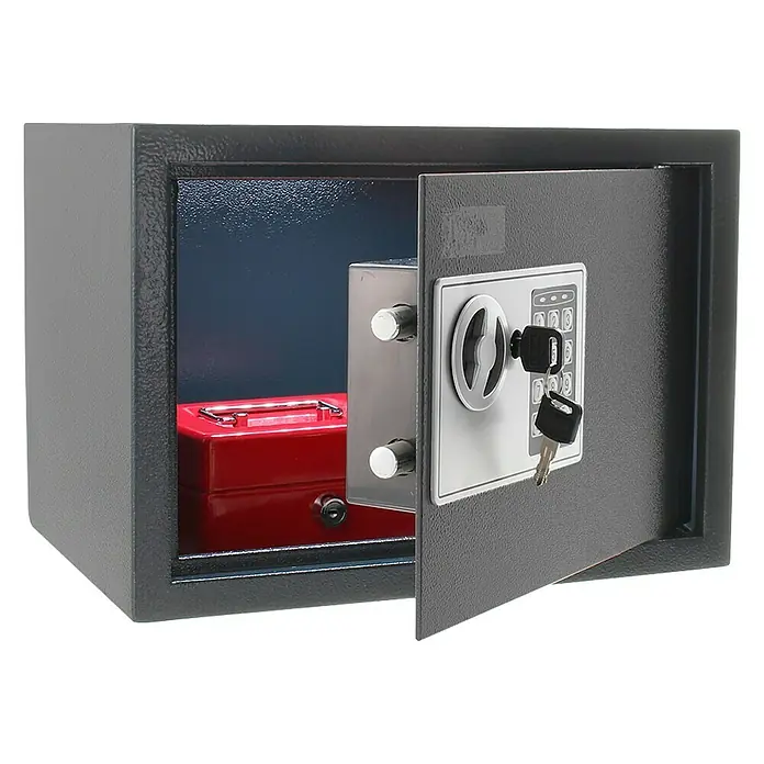 Rottner Möbeltresor Homestar - Elektronisches Zahlenschloss, L x B x H: 25 x 35 x 25 cm, Anthrazit