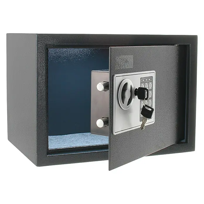 Rottner Möbeltresor Homestar - Elektronisches Zahlenschloss, L x B x H: 25 x 35 x 25 cm, Anthrazit