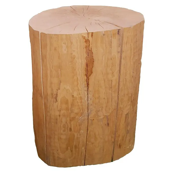 Bloque de madera maciza redondo 45 - Abeto rojo