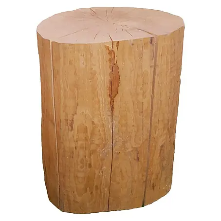 Bloque de madera maciza redondo 45