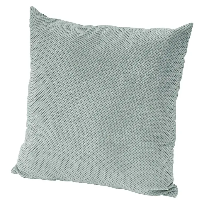 Sunfun Kissen Vanessa - L x B: 60 x 60 cm, Mint, Baumwoll-Polyester-Mischgewebe - Linke Seitenansicht