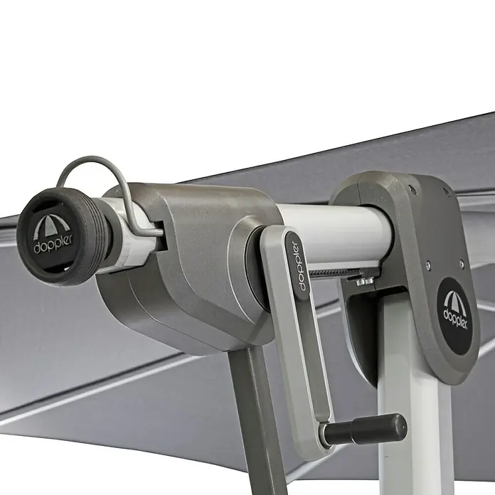 Doppler Expert Pendelschirm - Anthrazit, 350 cm - Detailaufnahme