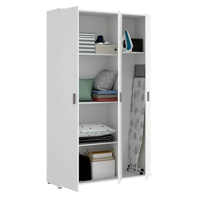 Armario multiuso Fit - L x An x Al: 35 x 116 x 190 cm, Blanco