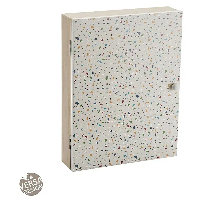 Caja de madera Vivid - 20 x 6,5 x 26 cm, Multicolor