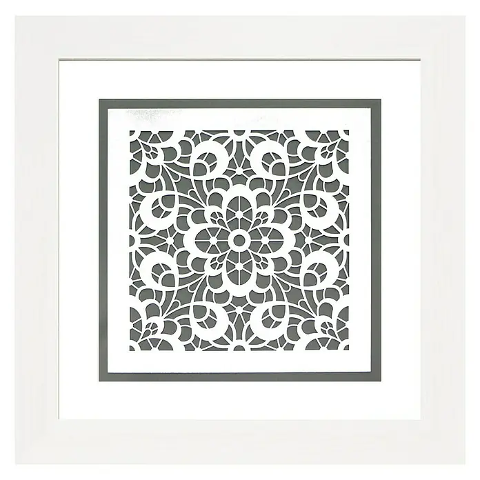 Cuadro Mosaico Domus - Flor, An x Al: 75 x 75 cm