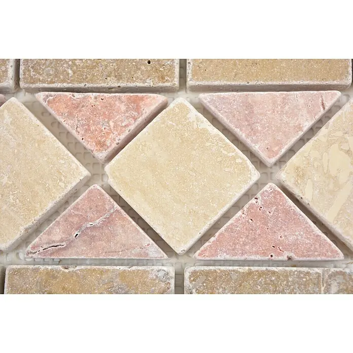 Listello Pluto XNB 40206 - 30,5 x 12,5 cm, Beige, Mat - Close-up