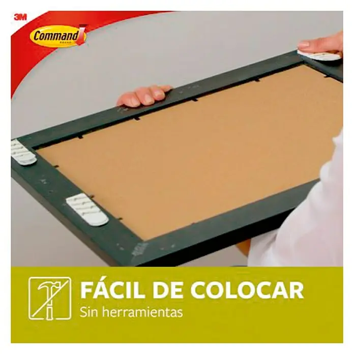 3M Command Tira autoadhesiva 17207 - 8 ud., Blanco