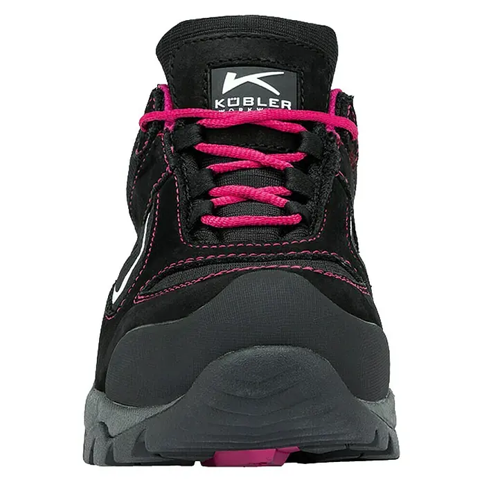 Kübler Pulse Damen-Sicherheitshalbschuh S3 - Farbe: Schwarz/Pink, Schuhgröße: 37, S3 - Vorderansicht