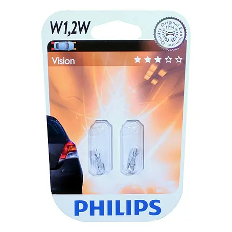 Philips Vision Glasfittinglamp W1,2W