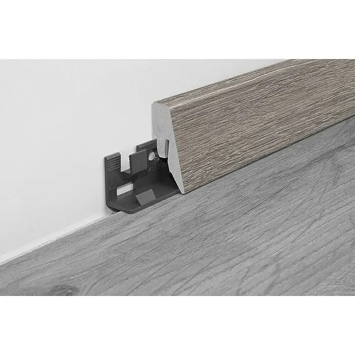 LOGOCLIC Podna kutna lajsna K40 C hrast Stella - 2,6 m x 19 mm x 40 mm, Ravni oblik - Detaljan prikaz