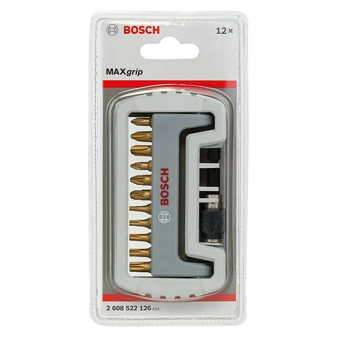 Bosch Professional Komplet bit nastavaka Max Grip - PH/PZ/T, 12 -dij. - Pogled sprijeda