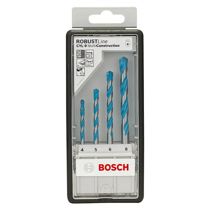 Bosch Professional Komplet višenamjenskog svrdla CYL-9 višestruka konstrukcija - 4 -dij. - Pogled sprijeda