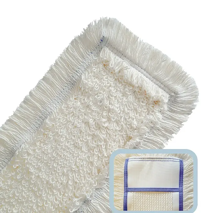 Schlingenbezug Basic - Breite Bezug: 50 cm, Lange Fasern, Geeignet für: Standard-Bodenwischer - Vorderansicht