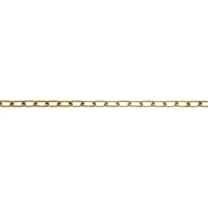 Stabilit Uhrkette Meterware - 1 mm, Stahl, Vermessingt