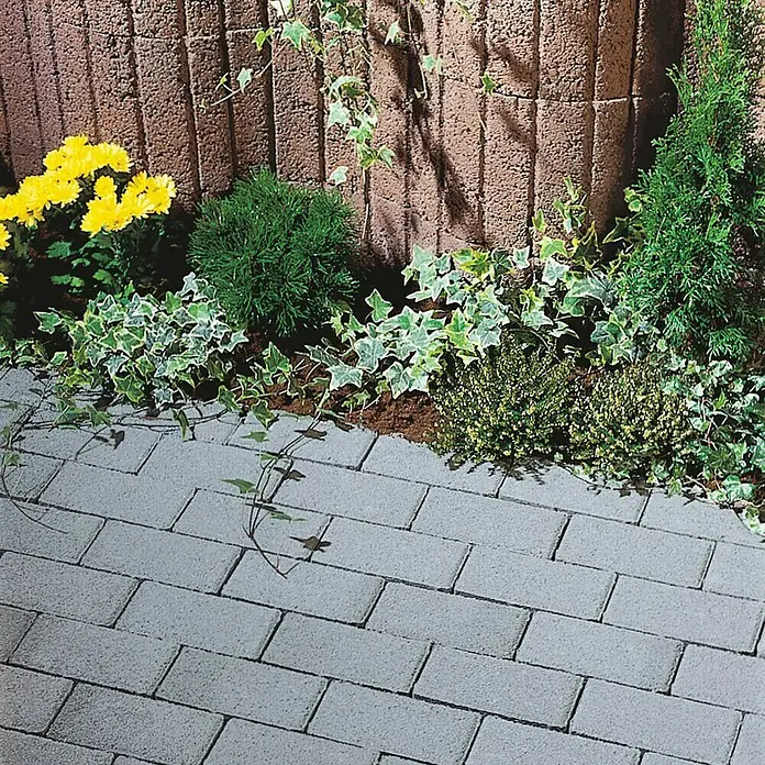 EHL Straatsteen - Grijs, 20 x 10 x 6 cm, Rechthoekig - Zijaanzicht rechts