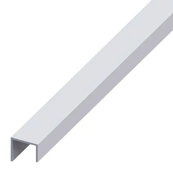 Kantoflex Griffprofil - 1.000 x 22 x 20 mm, Stärke: 1,5 mm, Aluminium - Linke Seitenansicht