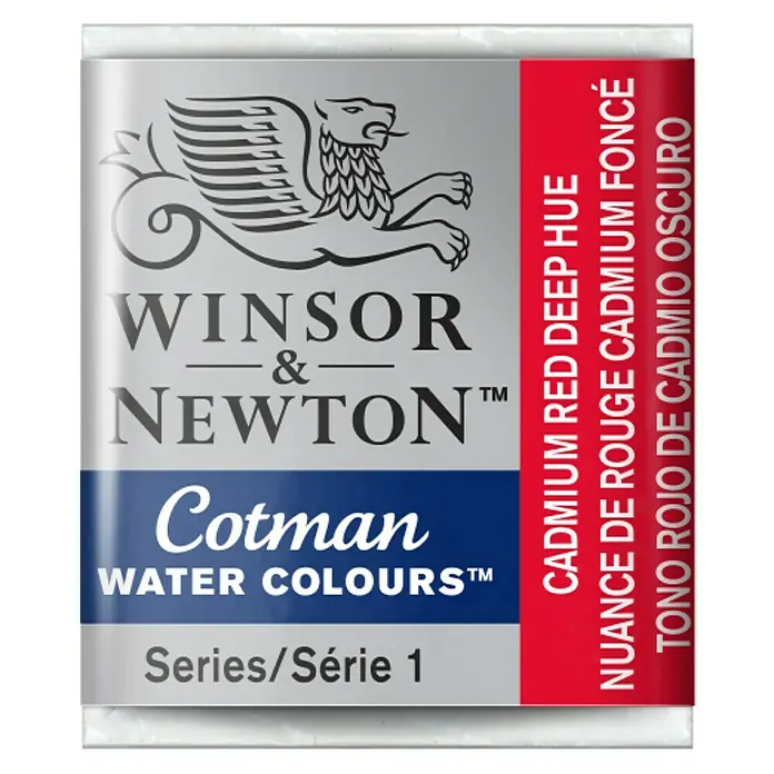 Winsor & Newton Cotman Aquarelverf - Cadmium Red Deep Hue, Pot - Vooraanzicht