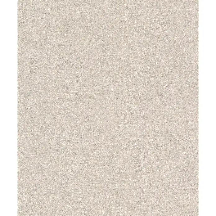 Rasch Vliestapete - Creme, Lebendige Struktur, Uni, 10,05 x 0,53 m - Vorderansicht