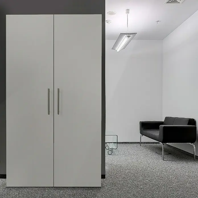 Respekta Schrankküche SKWWS - 104 cm, Mit Duo-Kochmulde, Weiß - Stimmungsaufnahme