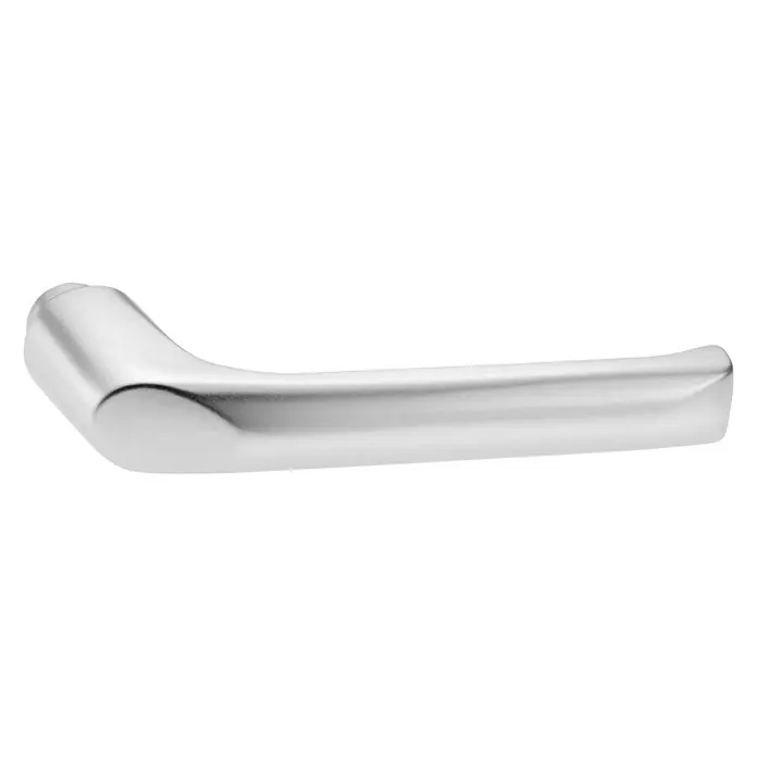 Portaferm Drückerlochteil - Vierkantstift: 8 mm, Silber - Vorderansicht