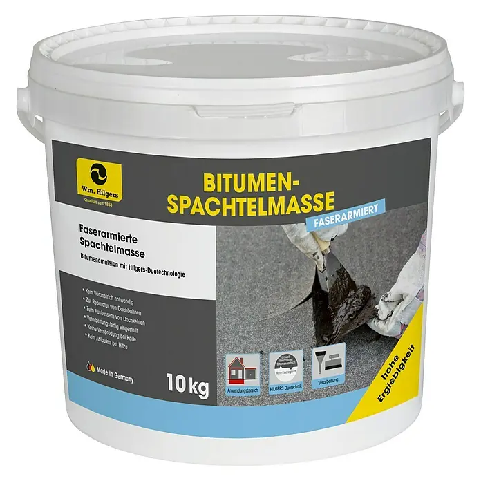 Bitumenspachtelmasse E - 10 kg - Vorderansicht