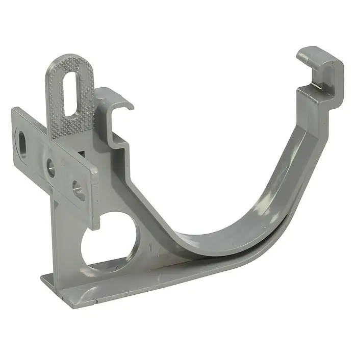 FunkeGruppe Dachrinnenhalter Vario - Nennweite: 70 mm, Grau, Kunststoff