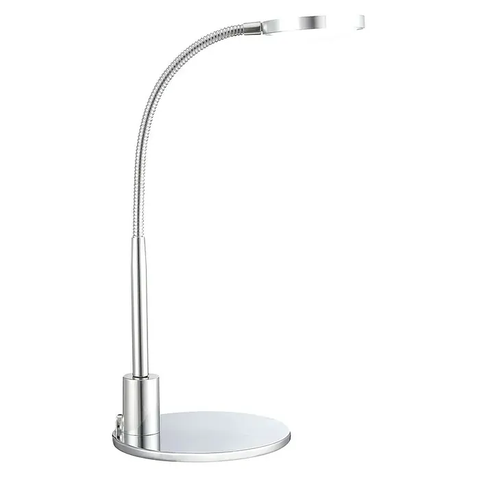 Globo LED-Tischleuchte Pegasi - 3 W, Chrom, Warmweiß - Rechte Seitenansicht
