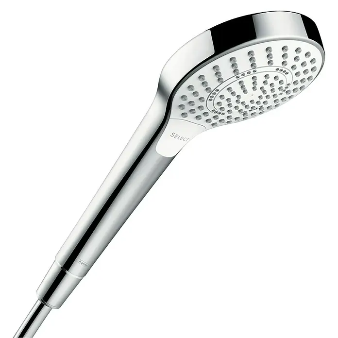 Hansgrohe Handbrause My Select S Multi - Anzahl Funktionen: 3 Stk., Durchmesser: 11 cm, Chrom - Linke Seitenansicht