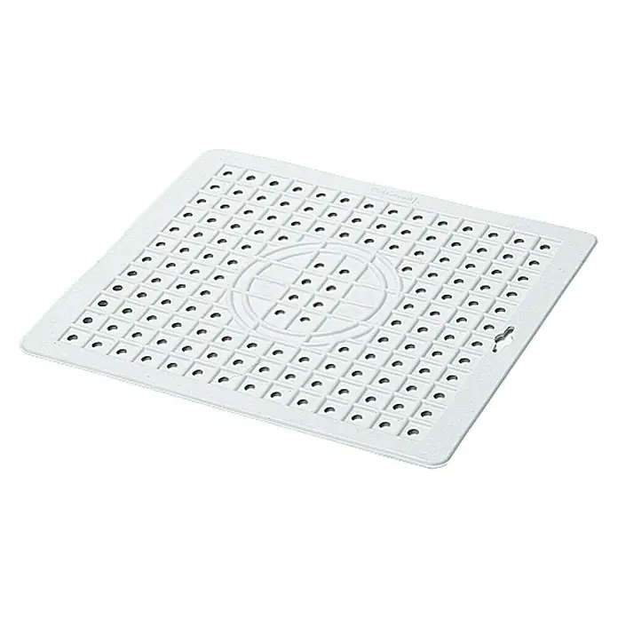 Curver Spülbeckenmatte - 31,5 x 26 x 0,5 cm, Weiß, Gummi