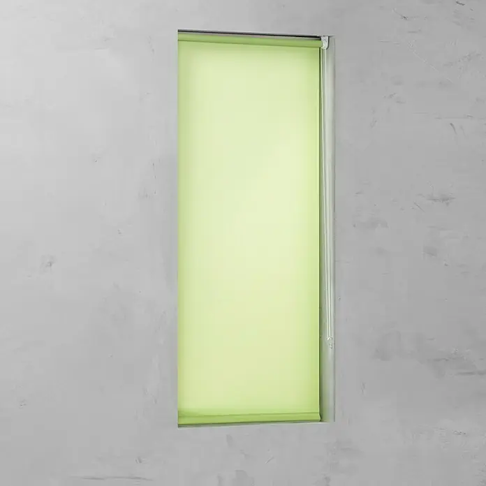 Expo Ambiente Rolo - Š x V: 90 x 210 cm, Zelene boje, Propusno za danje svjetlo - Pogled sprijeda