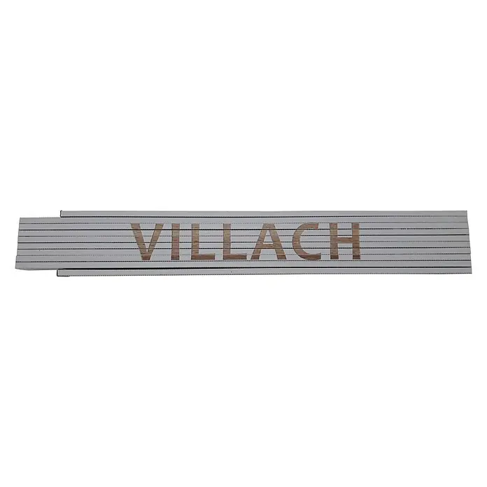 Heka Zollstock - Aufdruck: Villach, Länge: 2 m, Weiß