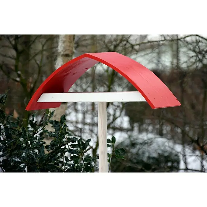 Luxus Vogelhaus Vogelhaus New Wave - 51 x 18 x 183 cm, Rot - Stimmungsaufnahme