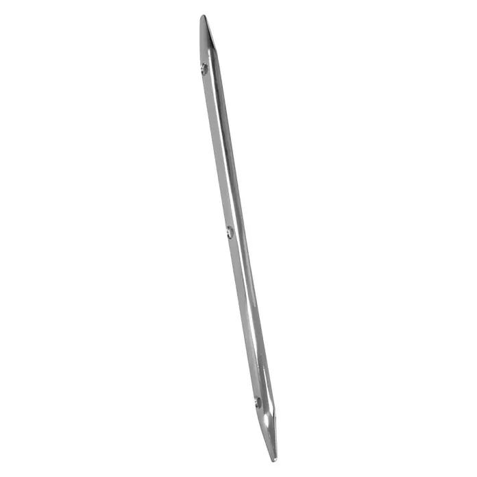 Marinetech Letvica za ribanje - D x Š: 300 x 20 mm, Šuplje, Plemeniti čelik, A2 - Pogled s desne strane