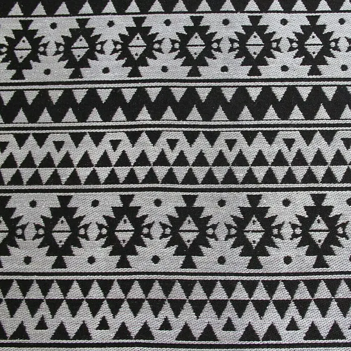 Kayoom Teppich Sunny 200 - Schwarz, L x B: 150 x 80 cm, 100% Polyester - Detailaufnahme