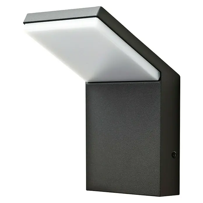Starlux Led-wandlamp voor buiten Bergamo - 9 W, Antraciet, IP54