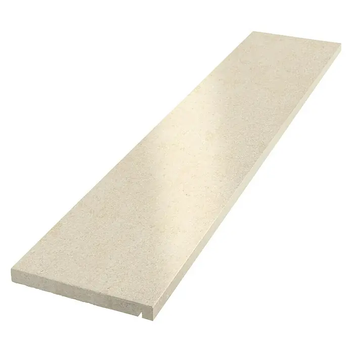 Vensterbank Jura - 88 x 20 x 2 cm, Bruin/Beige/Geel, Glanzend
