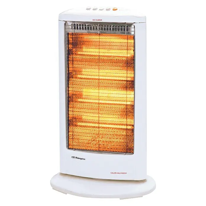 Orbegozo Calefactor de infrarrojos BP 0404 - 1.800 W, Protección contra vuelcos