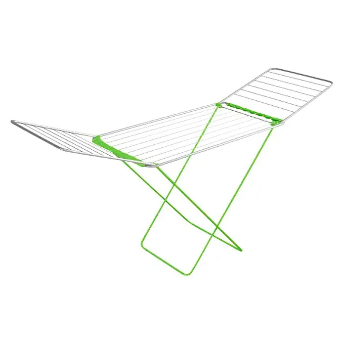 Tendedero con alas Tender - Longitud cuerda de tender: 20 m, Blanco, Ancho: 56 cm