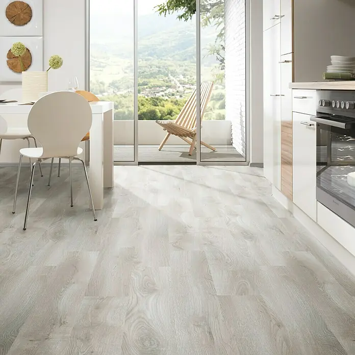 LOGOCLIC Silentos Laminat Hrast Roma - 1.285 x 192 x 9 mm, Rustikalni pod - Živopisni prikaz