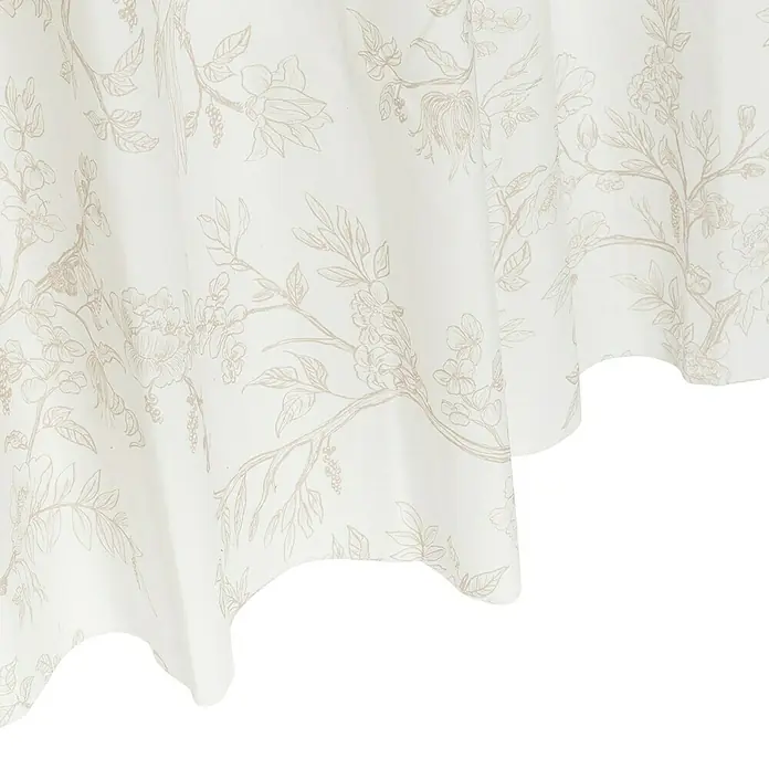 Cortina con ollaos Sampana - 140 x 270 cm, 100% algodón, Beige