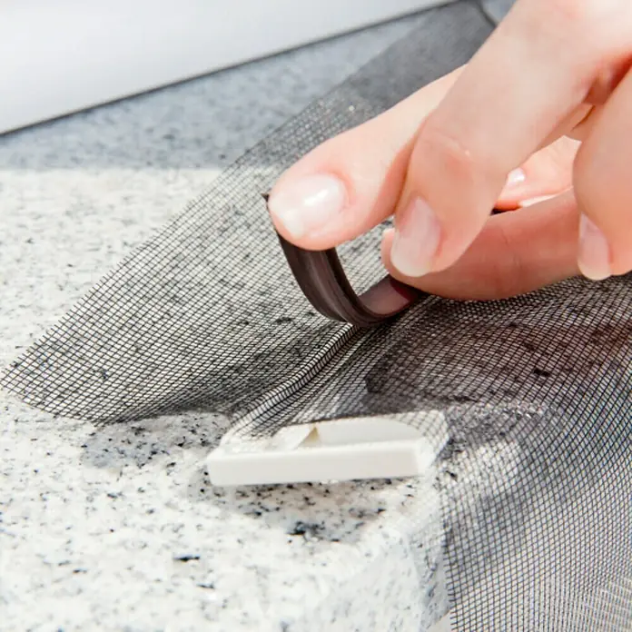 Windhager Insektenschutz-Magnetrahmen Komplettset - B x H: 100 x 120 cm, Farbe Rahmen: Weiß, Magnetbefestigung, Glasfaserverstärkter Kunststoff (GfK)