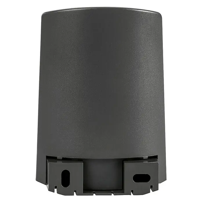 Homematic IP Funk-Temperatursensor HmIP-STHO-A - Anthrazit, 5,9 x 8,2 x 4,1 cm, Batteriebetrieben, IP44 - Rückansicht