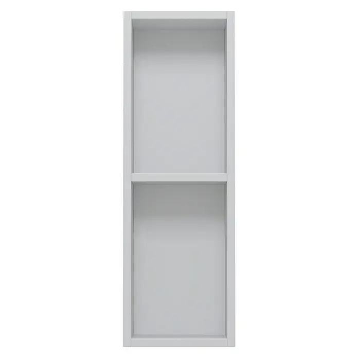 Camargue Espacio Modularni regal - 20 x 17 x 60 cm, Bijele boje, Mat - Pogled sprijeda