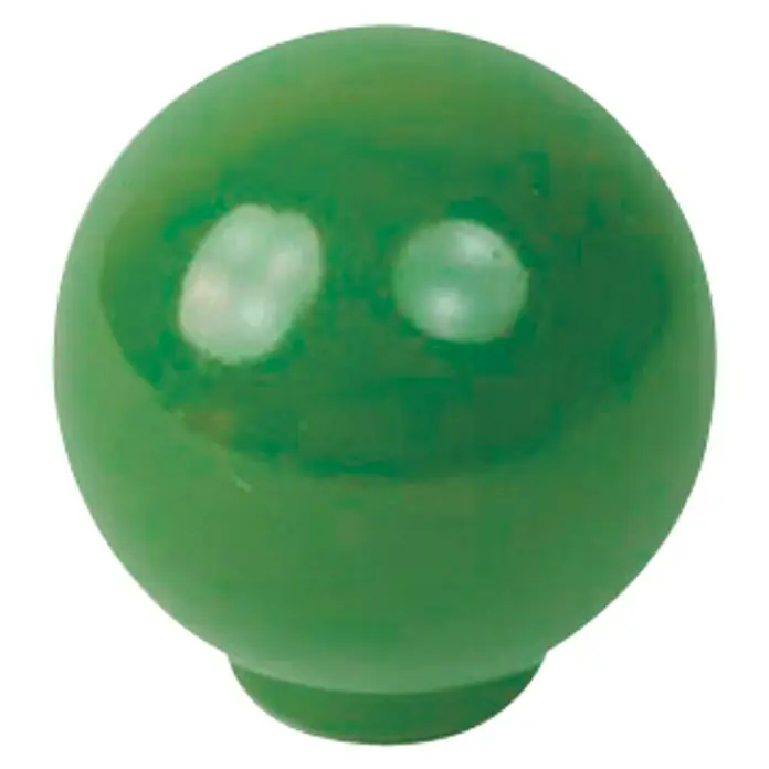 Nesu Pomo para muebles 626 - Ø x Al: 34 x 34 mm, Plástico, Verde