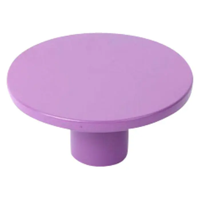Nesu Pomo para muebles 7704 Lila - Ø x Al: 40 x 23 mm, Plástico