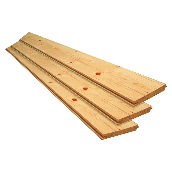Pabst Profilholz Schiffsboden - Fichte, L x B x S: 4 m x 146 mm x 19 mm, Natur