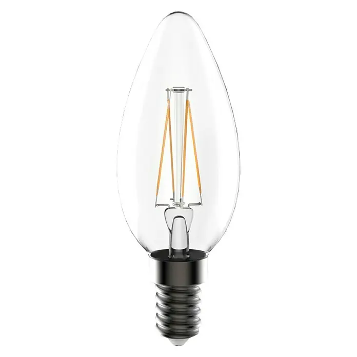 Garza Bombilla LED - 2 uds., E14, 2 x 4 W, Color de luz: Blanco cálido, No regulable