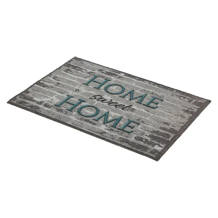 Astra Casadoor Fußmatte Home Sweet Home - Grau, 50 x 70 cm, 100 % Polyamid - Rechte Seitenansicht
